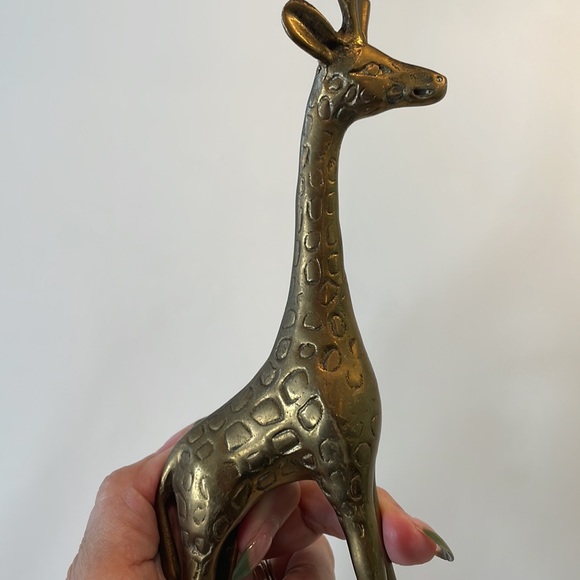 Vintage Solid Brass Giraffes - Picture 13 of 15